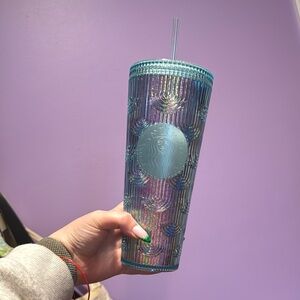 Starbucks Iridescent Tumbler with Straw